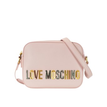 LOVE MOSCHINO - Logo lettering mix shoulder bag