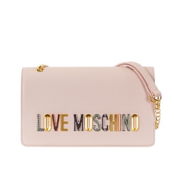 LOVE MOSCHINO - Logo lettering mix shoulder bag