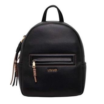 LIU JO - Backpack with lettering logo