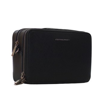 MOMO DESIGN - Saffiano faux leather beauty case with lettering logo 2