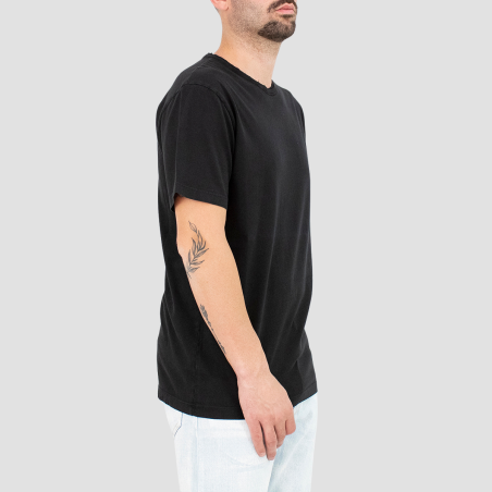 GRIFONI - Camiseta básica de algodón con mini logo