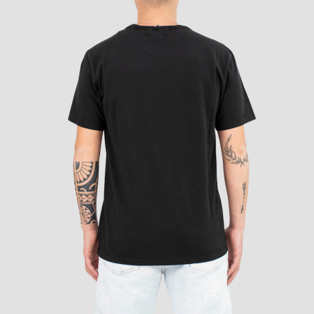 GRIFONI - Basic cotton T-shirt with mini logo