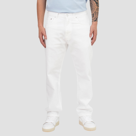 GRIFONI - Jeans with logo patch