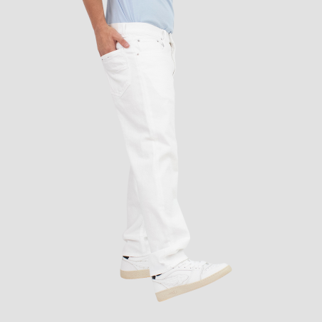 GRIFONI - Jeans con patch logo