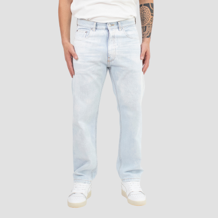 GRIFONI - Jeans with logo patch