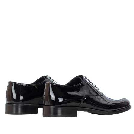 CRISTIANO GUALTIERI - French lace-up in patent leather