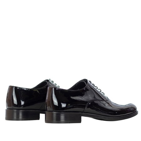 CRISTIANO GUALTIERI - French lace-up in patent leather