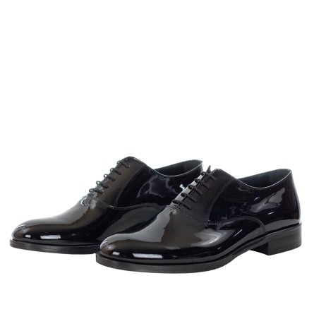 CRISTIANO GUALTIERI - French lace-up in patent leather