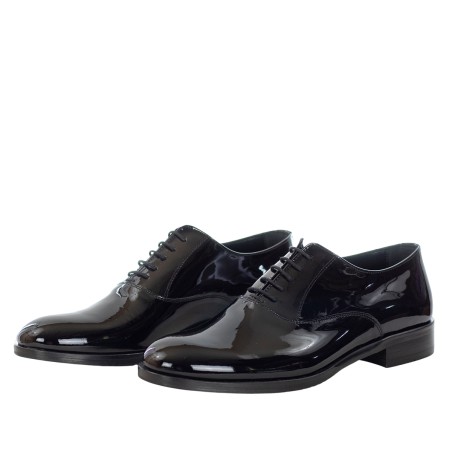 CRISTIANO GUALTIERI - French lace-up in patent leather