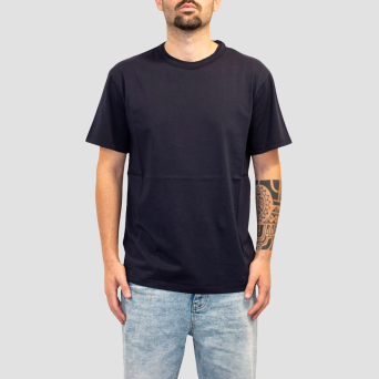 GRIFONI - Basic cotton T-shirt with mini logo