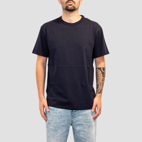 GRIFONI - Camiseta básica de algodón con mini logo