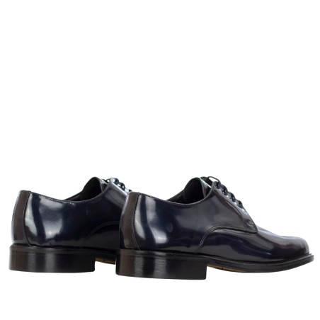 CRIVAL - Derby à lacets en cuir abrasif