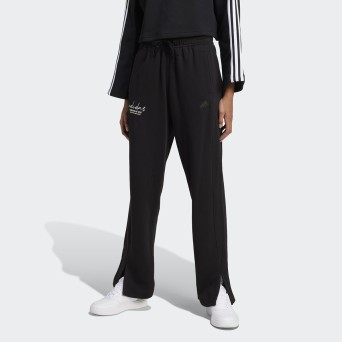 ADIDAS - Pantalone in cotone con logo