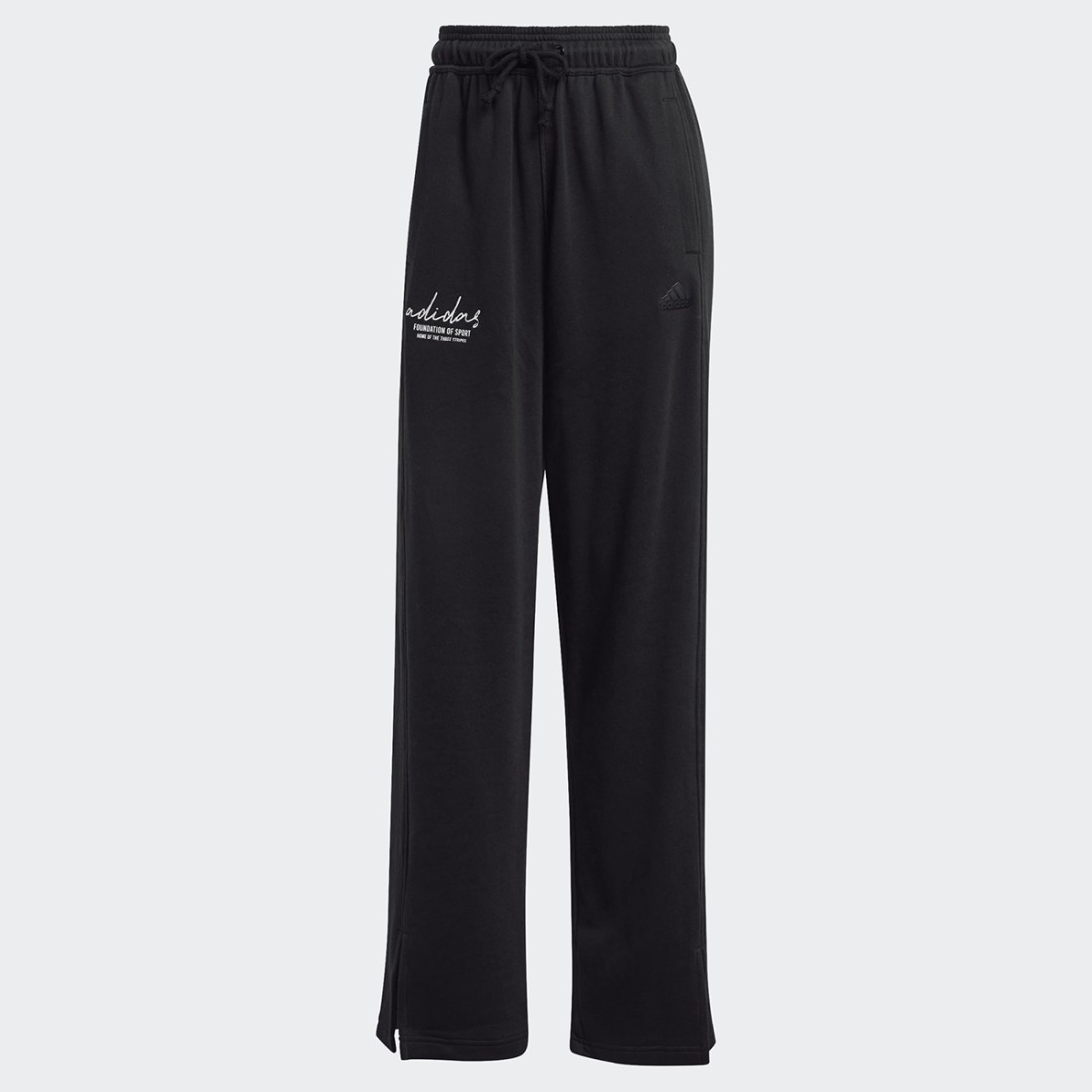 ADIDAS Cotton pants with logo JI6526 NERO
