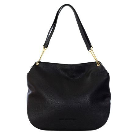 LOVE MOSCHINO Shoulder bag with logo JC4021PP1LLT0000 NERO ORO