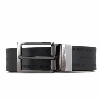 EMPORIO ARMANI - Ceinture en cuir réversible