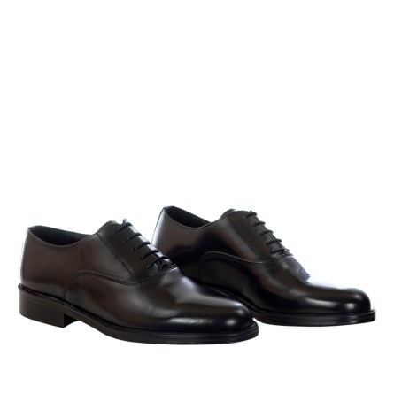 CRIVAL - French lace-up in abrasive leather