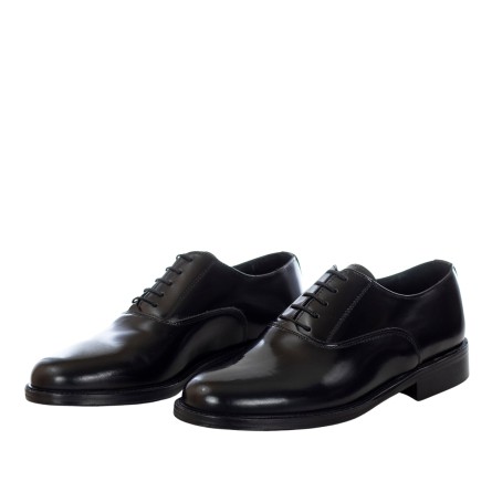 CRIVAL - French lace-up in abrasive leather