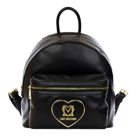 LOVE MOSCHINO Rucksack aus Kunstleder mit Logo JC4123PP1LLB0000 NERO