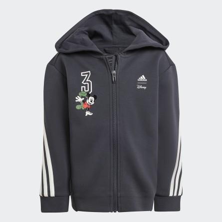 ADIDAS x DISNEY Unisex Child Mickey Mouse Sweatshirt IV9621 GRIGIO BIANCO