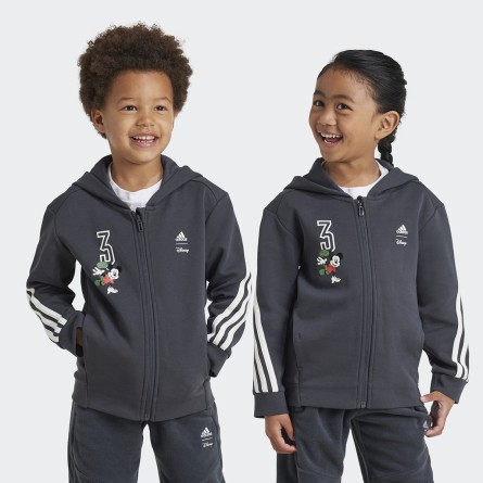 ADIDAS x DISNEY Unisex Child Mickey Mouse Sweatshirt IV9621 GRIGIO BIANCO