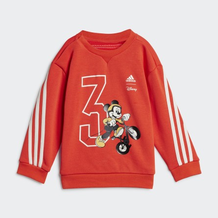ADIDAS x DISNEY Mickey Mouse Full Suit JG1251 ROSSO NERO