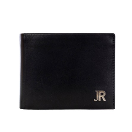JOHN RICHMOND - Portemonnaie aus Leder mit Metallmonogramm