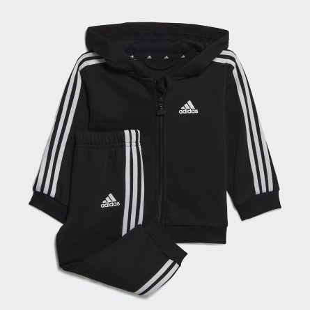 ADIDAS Completo Essentials Full Zip Hooded Jogger HR5866 NERO