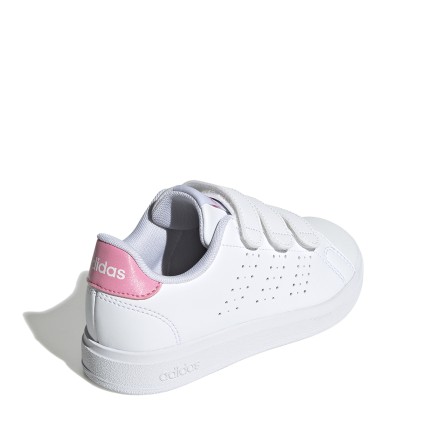 ADIDAS Advantage Base 2.0 Kids Sneakers ID1305 BIANCO ROSA