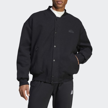ADIDAS Signature Graphic Embroidery Jacket IW3550 NERO