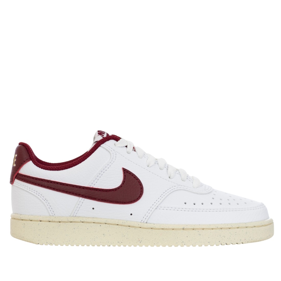 NIKE Court Vision Low Next Nature Sneakers DH3158 106 BIANCO BORDO