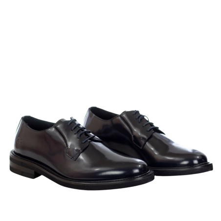 ROGAL'S - Stringata in pelle lucida