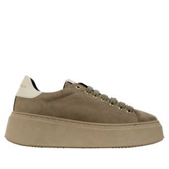 BRIAN MILLS - Logo nubuck sneakers