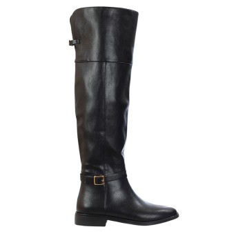 EXÉ - Botte avec boucle ornementale et fermeture éclair