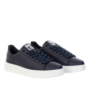 BRIAN MILLS - Turnschuhe aus Leder mit Logo 2
