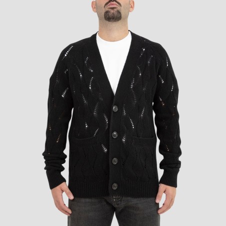 GRIFONI - Cardigan en laine mélangée