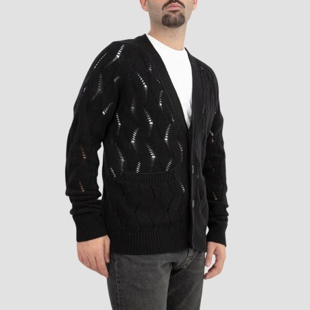 GRIFONI - Cardigan in misto lana