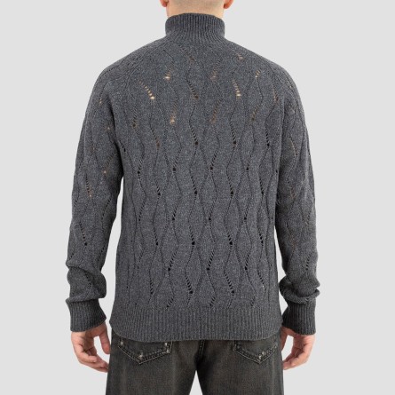 GRIFONI - Dolcevita in misto lana lavorato a maglia GRIFONI - Dolcevita in misto lana lavorato a maglia