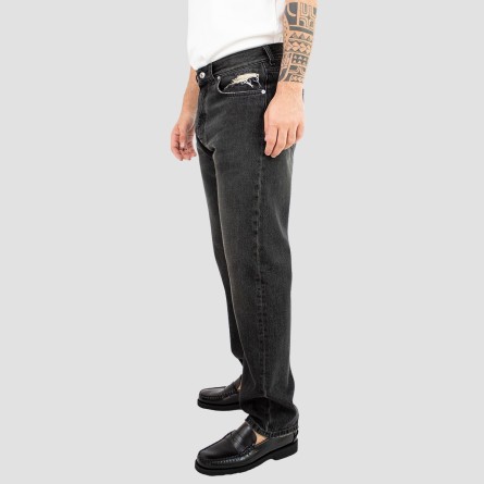 GRIFONI - Baumwolljeans mit Used-Details GRIFONI - Baumwolljeans mit Used-Details