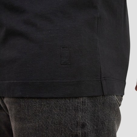 GRIFONI - Cotton T-shirt with logo patch