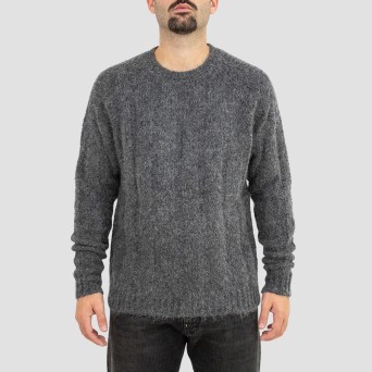 GRIFONI - Maglione in misto lana a pelo lungo