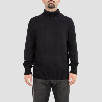GRIFONI - Rollkragenpullover aus Wollmischung, gestrickt