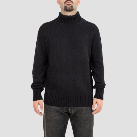 GRIFONI - Rollkragenpullover aus Wollmischung, gestrickt