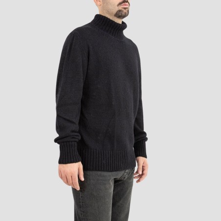 GRIFONI - Rollkragenpullover aus Wollmischung, gestrickt