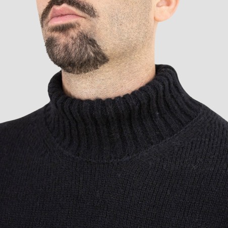 GRIFONI - Rollkragenpullover aus Wollmischung, gestrickt
