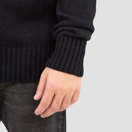 GRIFONI - Rollkragenpullover aus Wollmischung, gestrickt