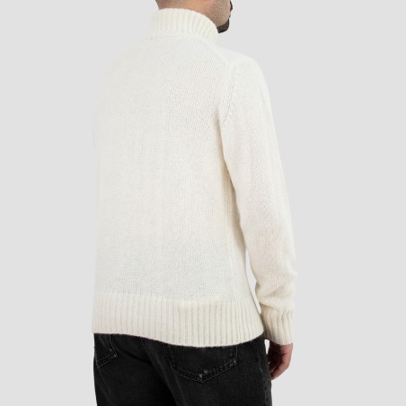 GRIFONI - Rollkragenpullover aus Wollmischung, gestrickt