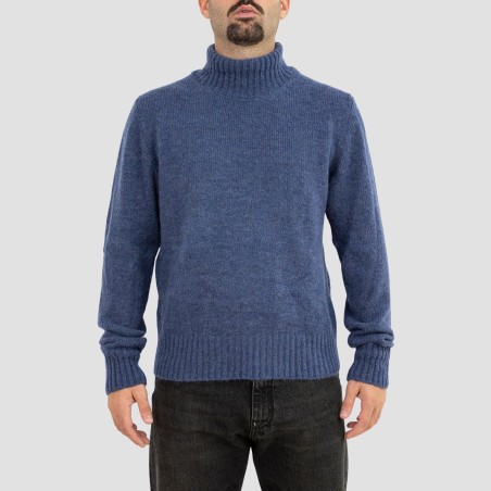 GRIFONI - Jersey de punto con cuello alto en mezcla de lana