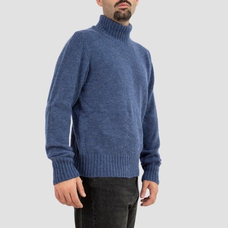 GRIFONI - Jersey de punto con cuello alto en mezcla de lana