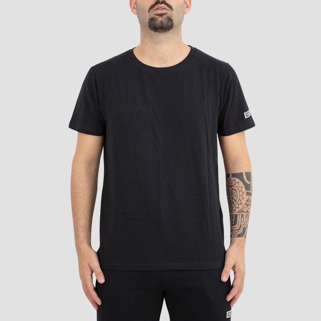 GCDS T shirt with logo A2EM2300UW0 NERO